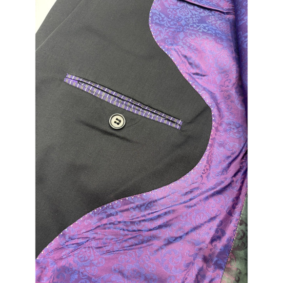 Ted Baker Endurance Mens Black Double Button Long Sleeve Blazer Jacket Size 42 - Picture 7 of 8